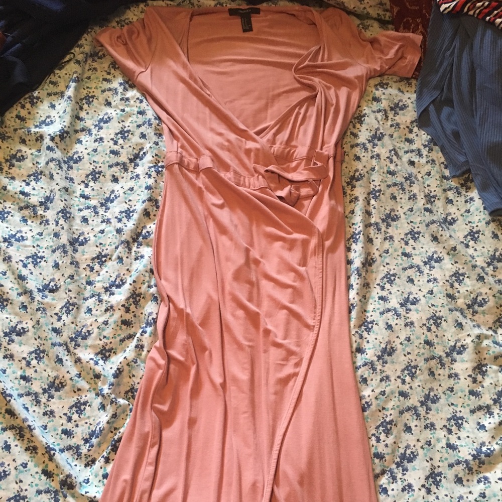 Wrap-front maxi dress - Picture 2 of 5
